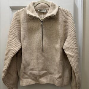 Everlane Half-Zip Sweater Luxe Merino